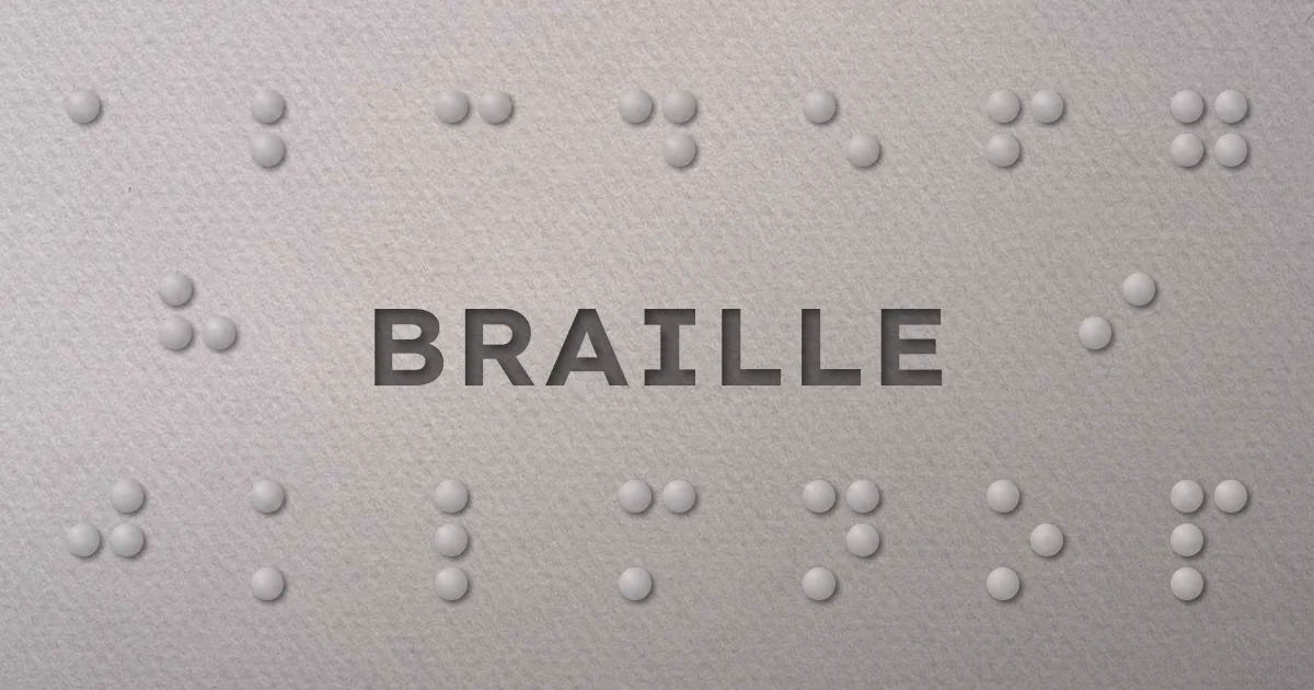 Braille: Alphabet