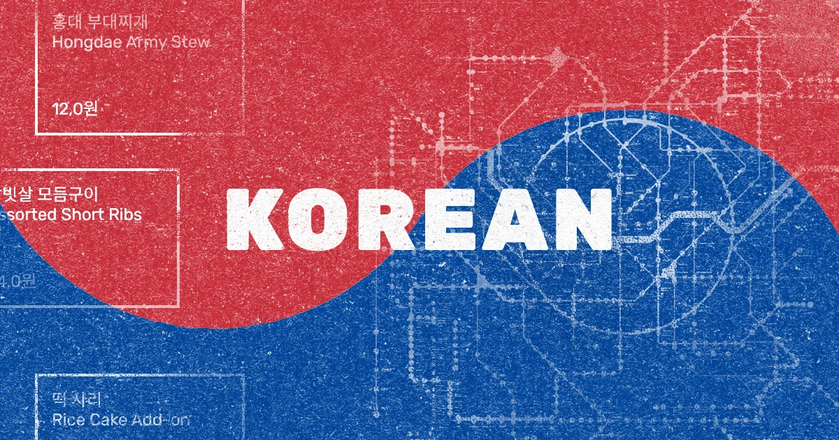 Korean: Hangul alphabet