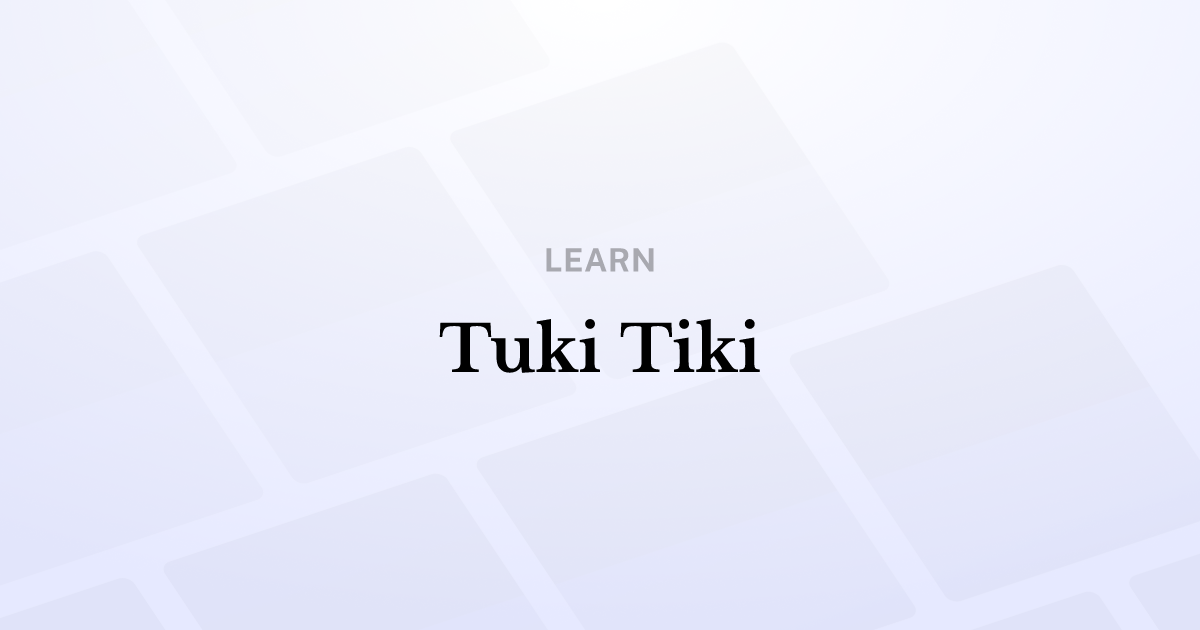 Tuki Tiki