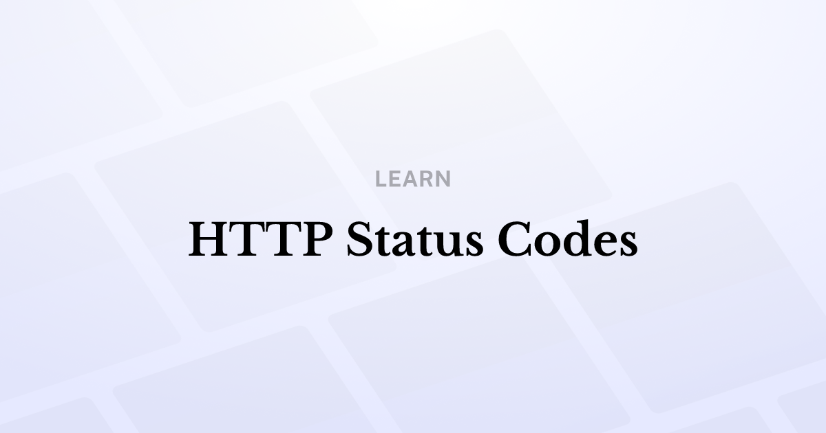 HTTP Status Codes